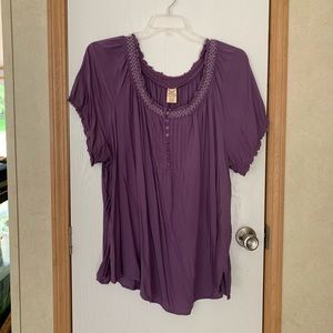 Faded Glory peasant top